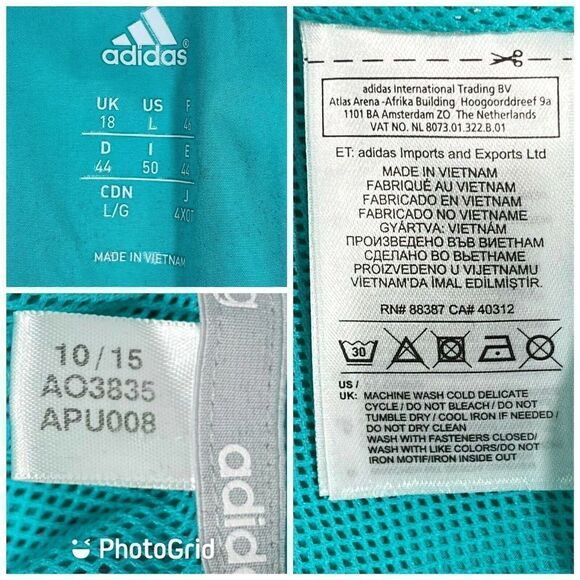 Adidas Boston Marathon Windbreaker Jacket Womens Large 2016 Unicorn Anthem - Picture 5 of 13